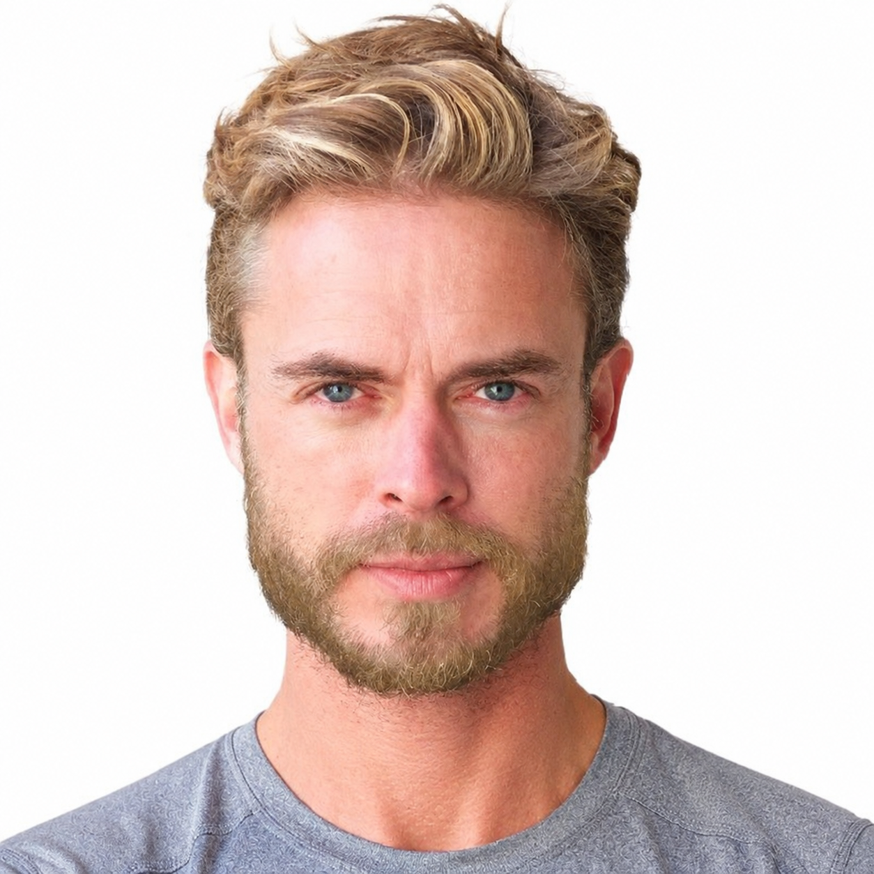 Blond model portrait