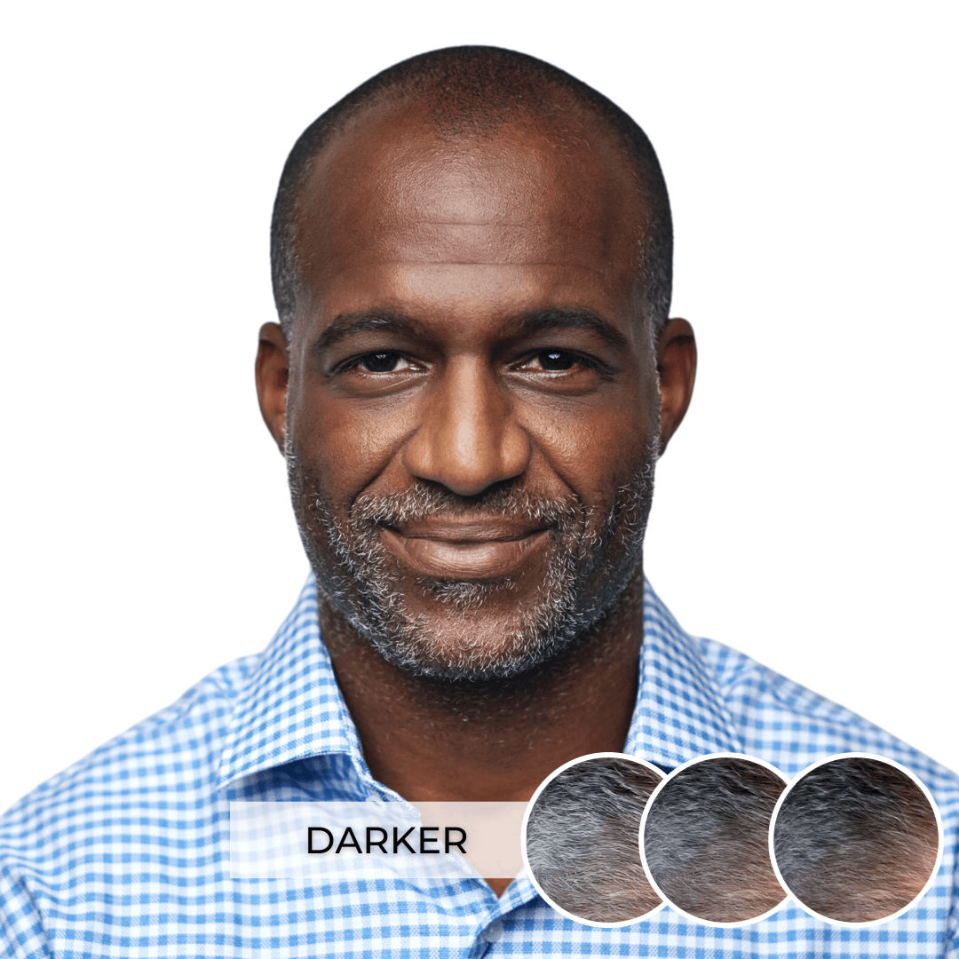 Darker shade of Simpler Hair Color partial coverage color box for hair coloring, shown in the image.
