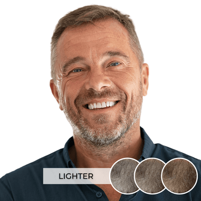 Simpler Hair Color partial coverage box with light brown shade, shown in a colorful packaging image.