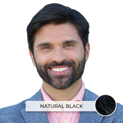 Full coverage black hair color box by Simpler Hair Color, featuring easy-to-use hair dye packaging.